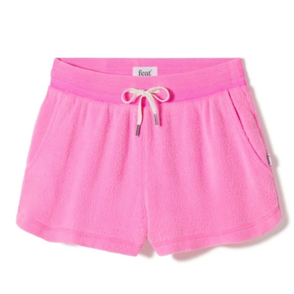 NWT Feat Womens BlanketBlend Shorts Hot Pink XS - Picture 2 of 7